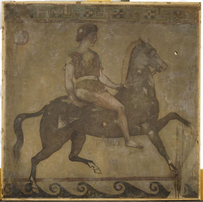 Cavalier samnite, allant vers la droite