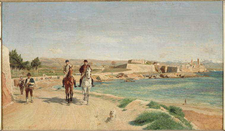 Antibes, la promenade à cheval