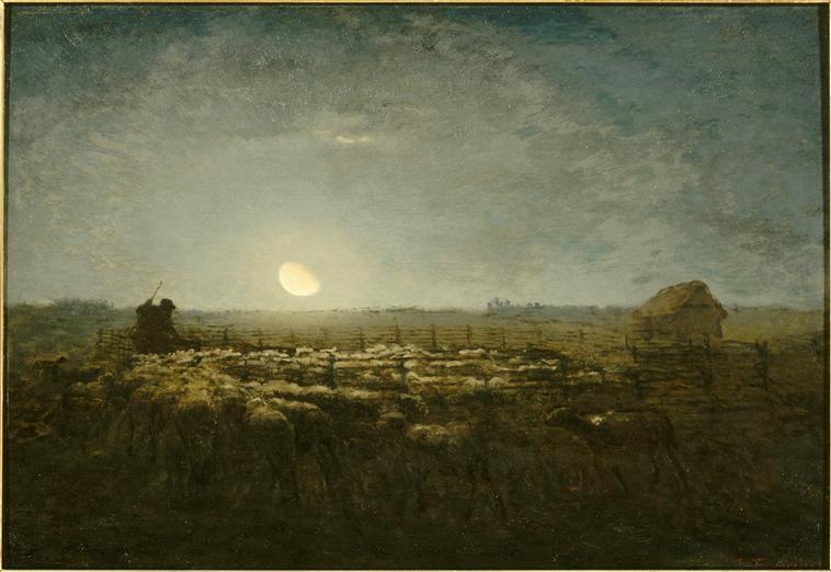 Le parc à moutons, clair de lune