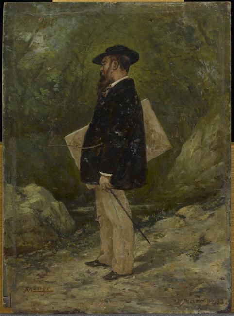 ADOLPHE MONTICELLI, DIT AUTREFOIS PORTRAIT DE CLAUDE MONET