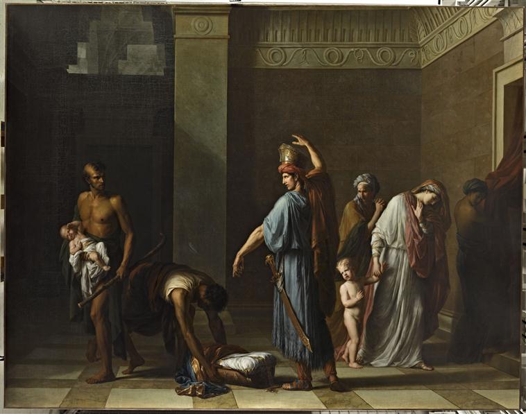 CYRUS CONDAMNE A PERIR PAR L'ORDRE D'ASTIAGES, TROISIEME ROI DES MEDES