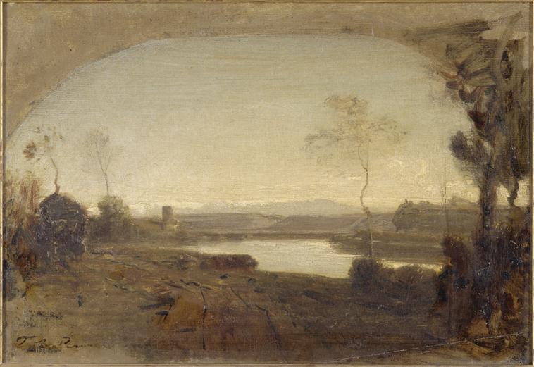 Le Tibre à Ostie, le soir