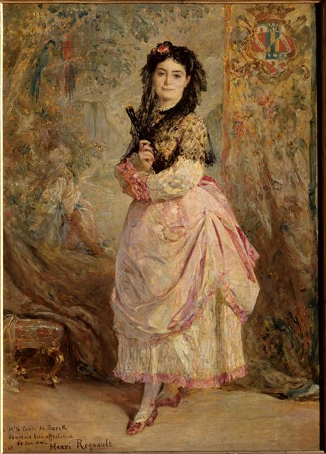 LA COMTESSE DE BARCK, HABILLEE EN ESPAGNOLE