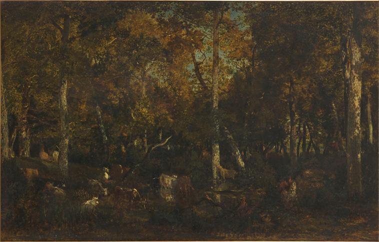 Intérieur de forêt, dit Le Vieux Dormoir du Bas-Bréau