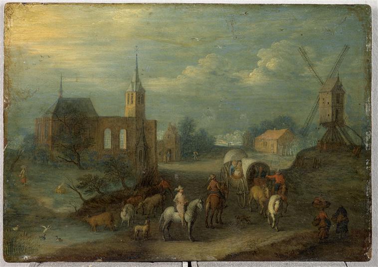 La rencontre près du moulin