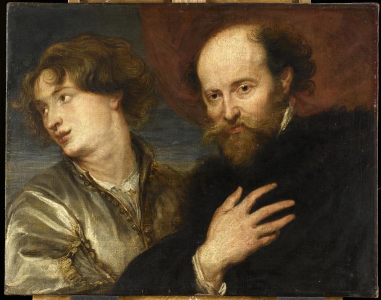 PORTRAIT DE RUBENS ET VAN DYCK