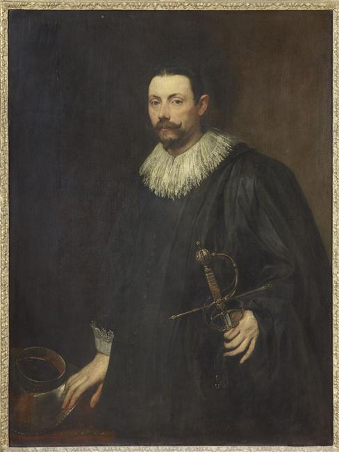 PORTRAIT D'UN GENTILHOMME GENOIS (?) ; DIT AUTREFOIS PORTRAIT DE LIVIO ODESCHALCHI