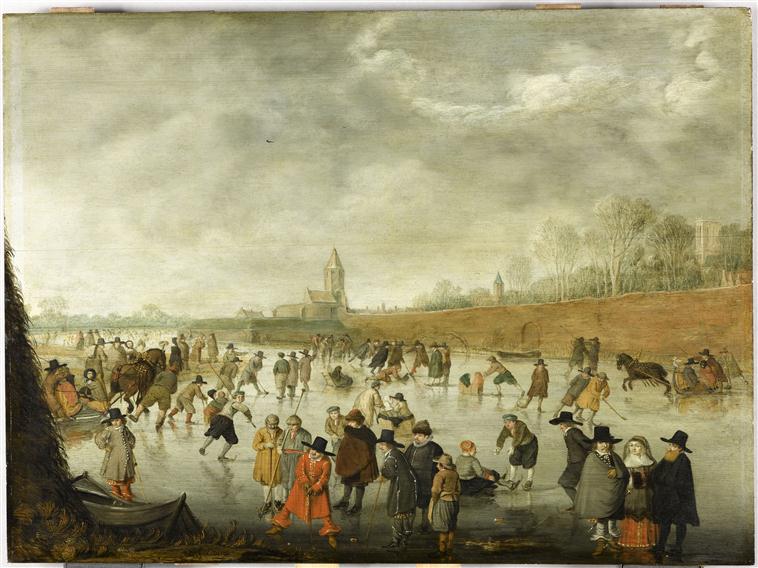 Scène de patinage