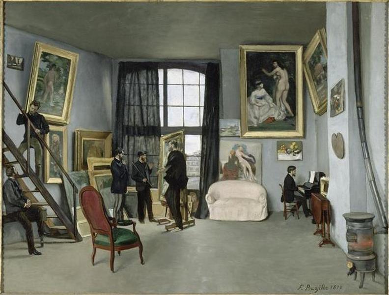 L'ATELIER DE BAZILLE RUE LA CONDAMINE