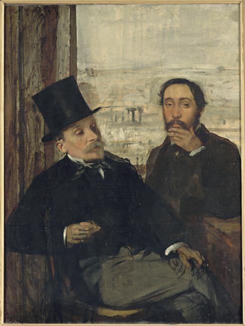 DEGAS AVEC EVARISTE DE VALERNES