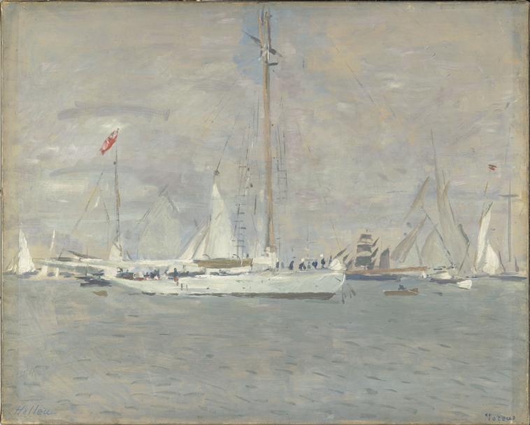 LE YACHT NEREUS EN RADE DE COWES