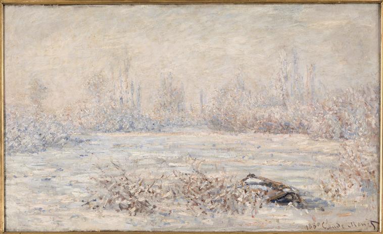 Le givre, près de Vetheuil