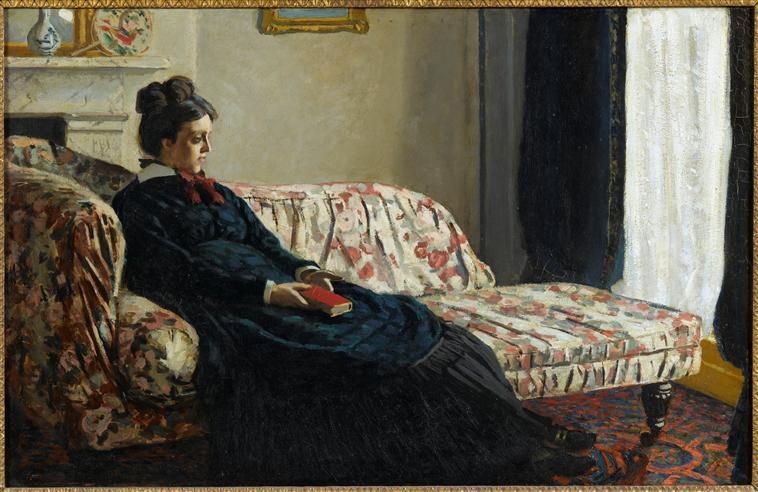 Méditation ; Madame Monet au canapé