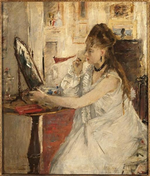 Jeune femme se poudrant, dit aussi Femme à sa toilette