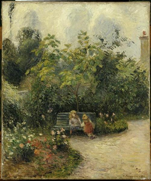 Un coin de jardin à l'hermitage