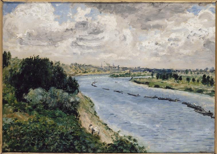 Chalands sur la Seine
