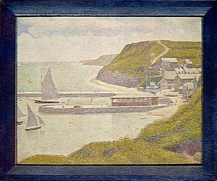 PORT-EN-BESSIN, AVANT-PORT, MAREE HAUTE