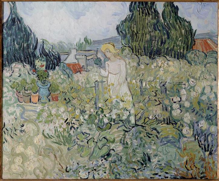 Mademoiselle Gachet dans son jardin