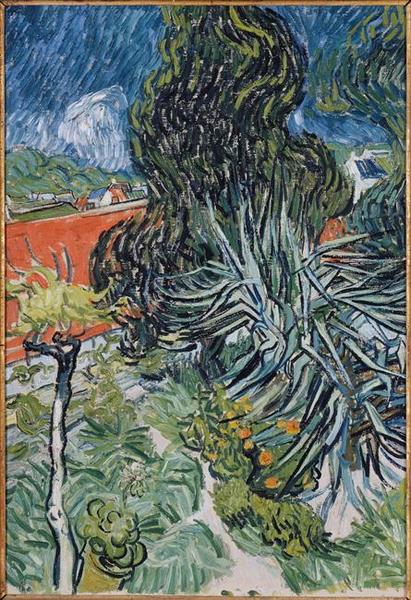 Le jardin du docteur Gachet à Auvers-sur-Oise