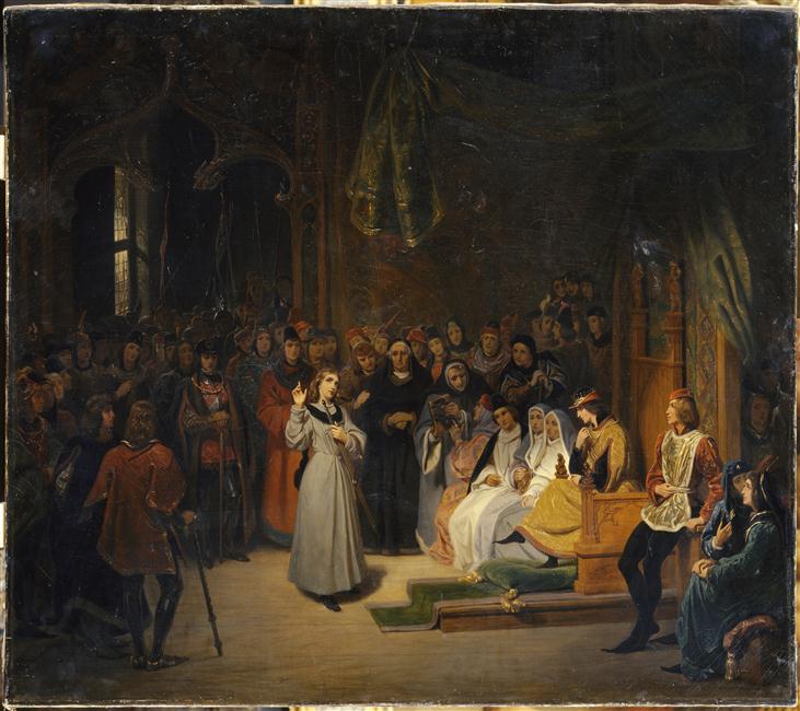 JEANNE D'ARC PRESENTEE A CHARLES VII. FEVRIER 1429