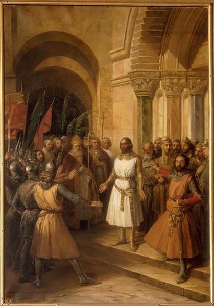 Godefroy de Bouillon élu Roi de Jérusalem.23 juillet 1099