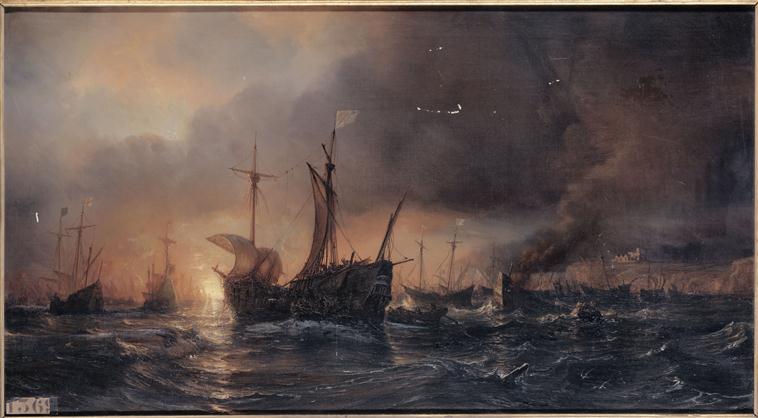 DEFAITE D'UNE FLOTTE ANGLAISE DEVANT SAINT-MAHE.1403