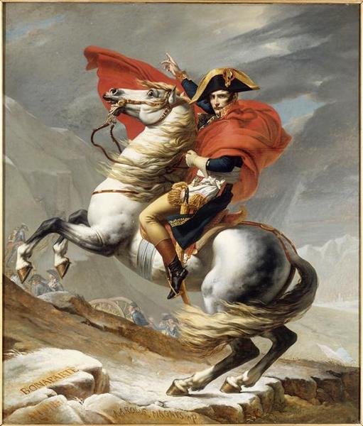 Le premier consul franchissant le mont Saint-Bernard, 20 mai 1800