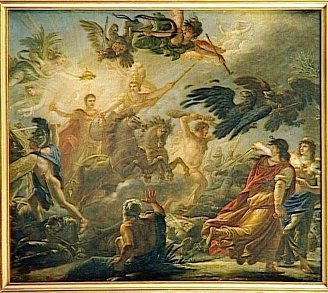ALLEGORIE DE LA BATAILLE D'AUSTERLITZ.2 DECEMBRE 1805