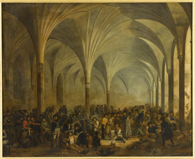 HOPITAL MILITAIRE DES FRANCAIS ET DES RUSSES A MARIENBOURG. JUIN 1807