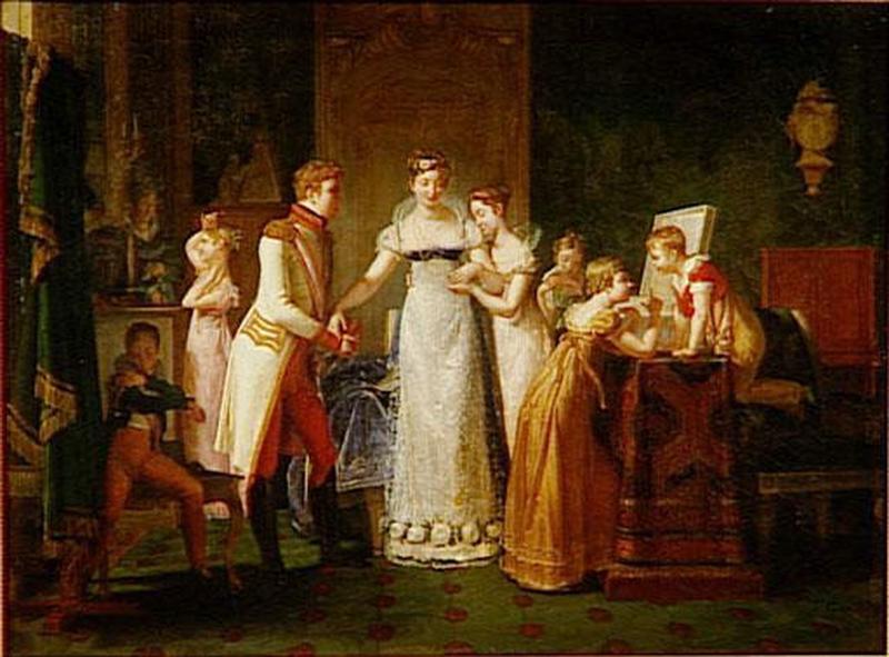 ADIEUX DE MARIE-LOUISE A SA FAMILLE. 13 MARS 1810