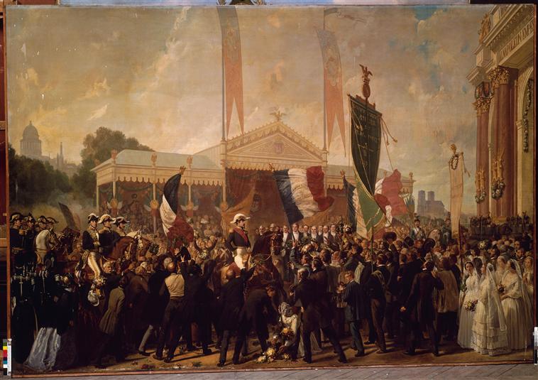 RENTREE DU PRINCE PRESIDENT A PARIS. 16 OCTOBRE 1852