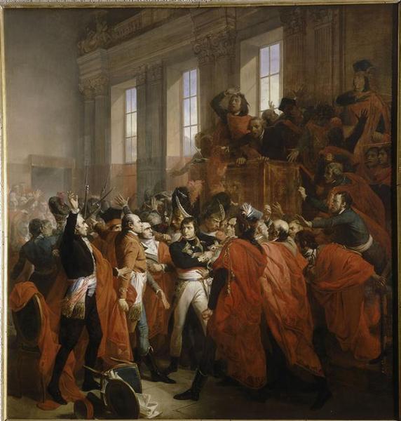 Le général Bonaparte au conseil des Cinq-Cents, à Saint-Cloud, 10 novembre 1799