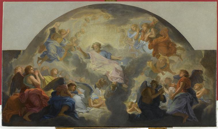 DIEU LE PERE ADORE PAR LES ANGES