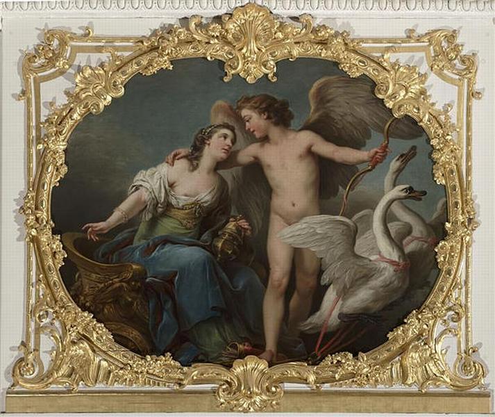 PSYCHE ET L'AMOUR DANS UN CHAR