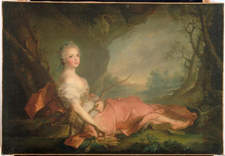 MADAME ADELAIDE EN DIANE (1732-1799) ; DITE AUTREFOIS MADAME VICTOIRE