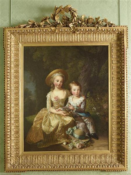 LOUIS-JOSEPH-XAVIER-FRANCOIS DE FRANCE ET MARIE-THERESE-CHARLOTTE DE FRANCE