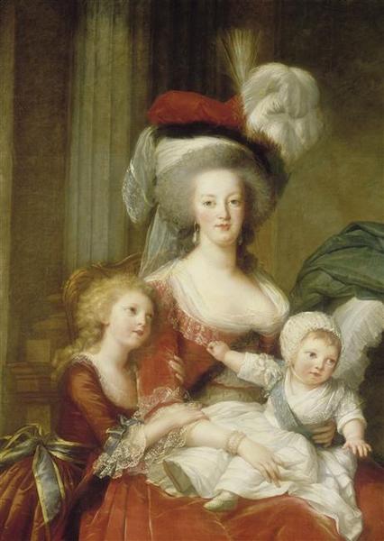 Marie-Antoinette de Lorraine-Habsbourg, reine de France et ses enfants