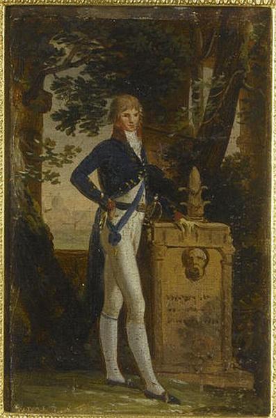 1. AUGUSTE-FREDERIC, DUC DE SUSSEX (1773-1843) ; 2. HENRIETTE-MARIE BERWICK, MARQUISE D'AYLESBURY ; 3. SIR GEORGE WEBSTER, MARQUIS D'AYLESBURY ; 4. ENFANTS CUEILLANT DU RAISIN