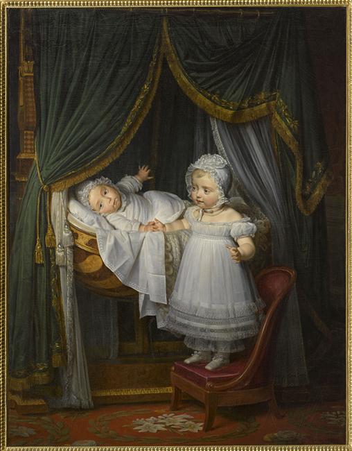 LE DUC DE BORDEAUX ET SA SOEUR