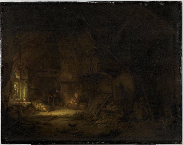 INTERIEUR DE CHAUMIERE