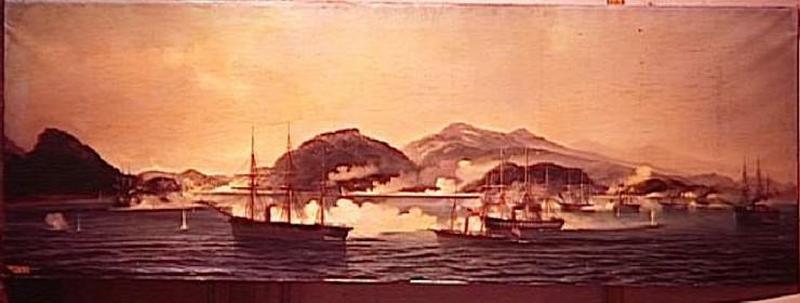 SECOND COMBAT DE SIMONOSAKI (JAPON). 5 SEPTEMBRE 1864