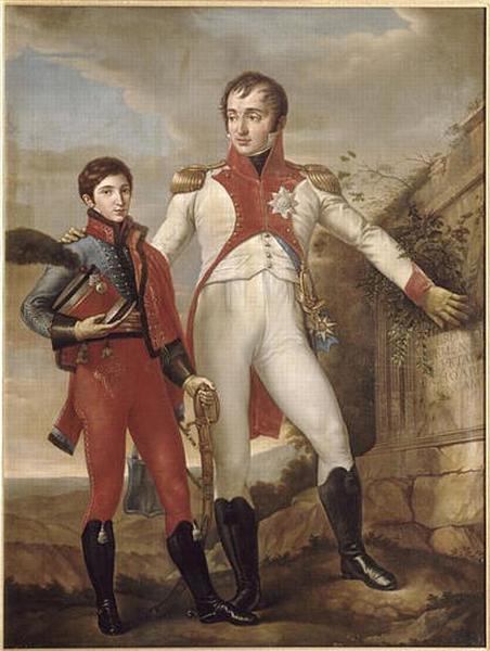 LOUIS BONAPARTE, ROI DE HOLLANDE ET LOUIS NAPOLEON, PRINCE ROYAL DE HOLLANDE