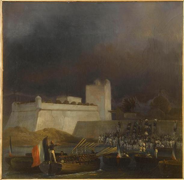 Attaque de la Vera Cruz. 5 décembre 1838