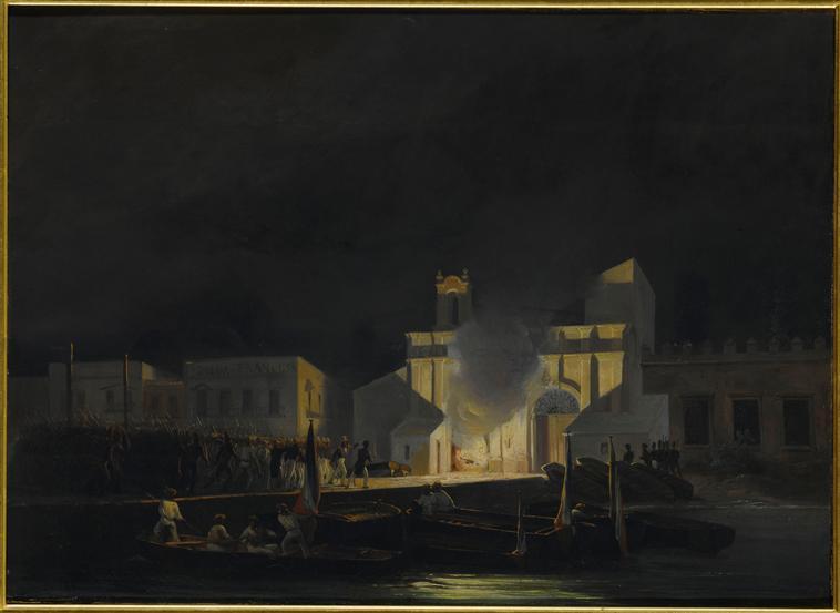 Attaque de la Vera Cruz. 5 décembre 1838