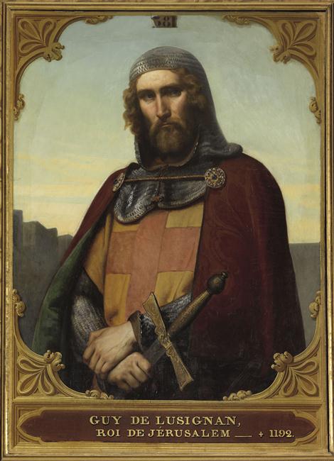 GUY DE LUSIGNAN, ROI DE JERUSALEM ET DE CHYPRE (1129-1194)