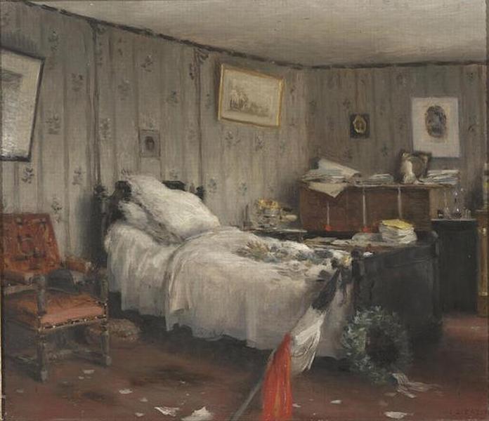 CHAMBRE MORTUAIRE DE LEON GAMBETTA.1882