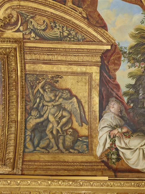 SATURNE ENLEVANT CYBELE