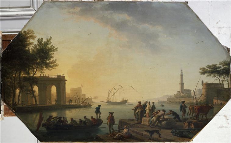 Le soir ou Le coucher du soleil