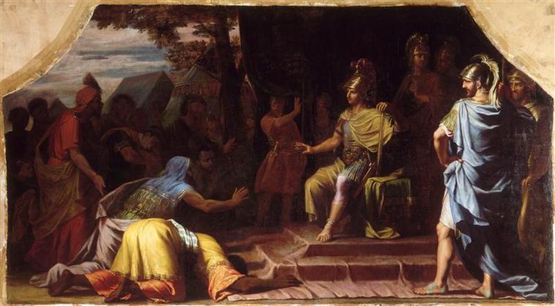 Alexandre recevant une ambassade d'indiens