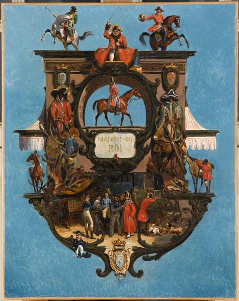 GENS DE SERVICE DES ECURIES DU ROI LOUIS-PHILIPPE